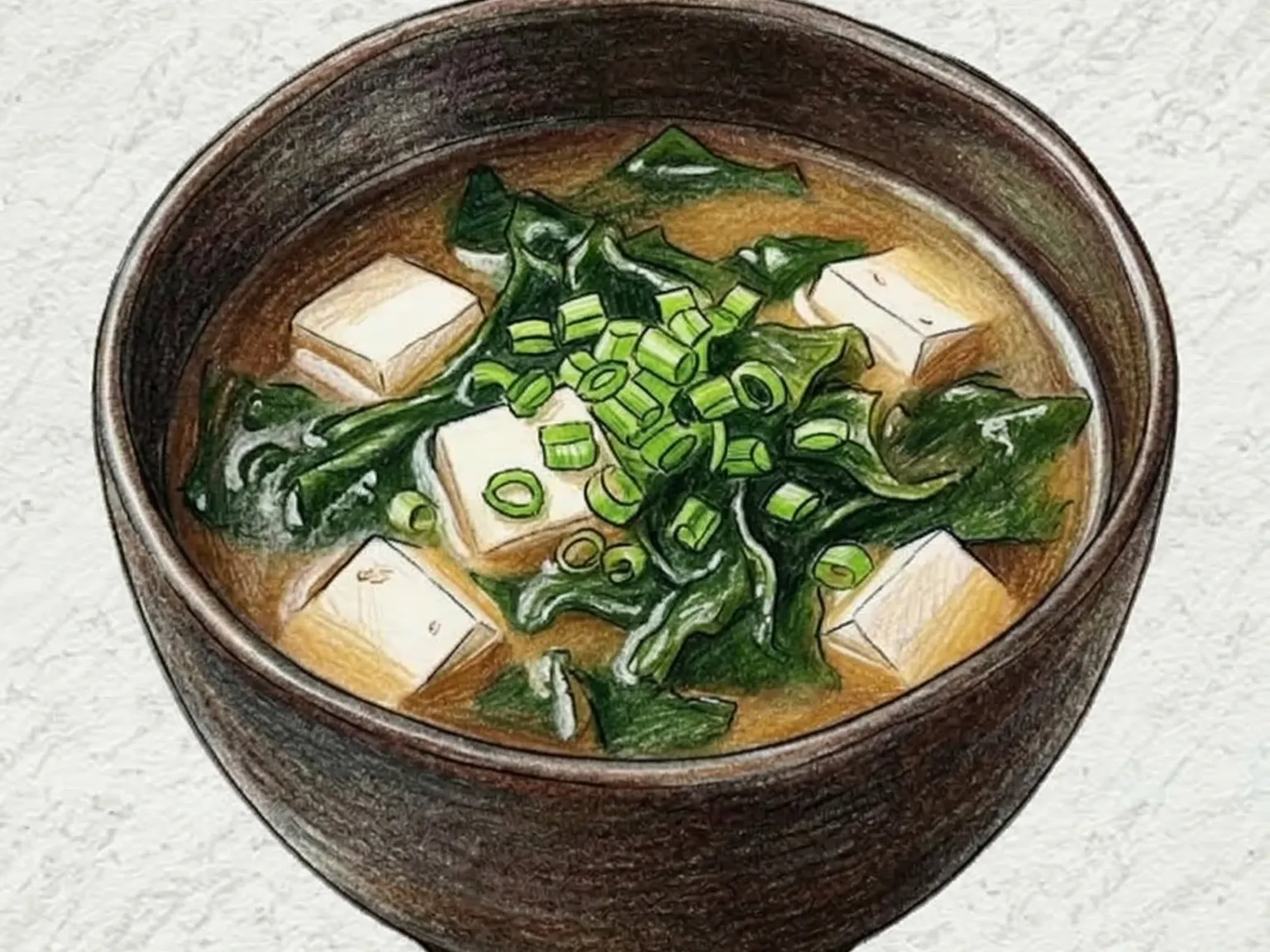Miso Shiru (sopa de pasta de soja japonesa)