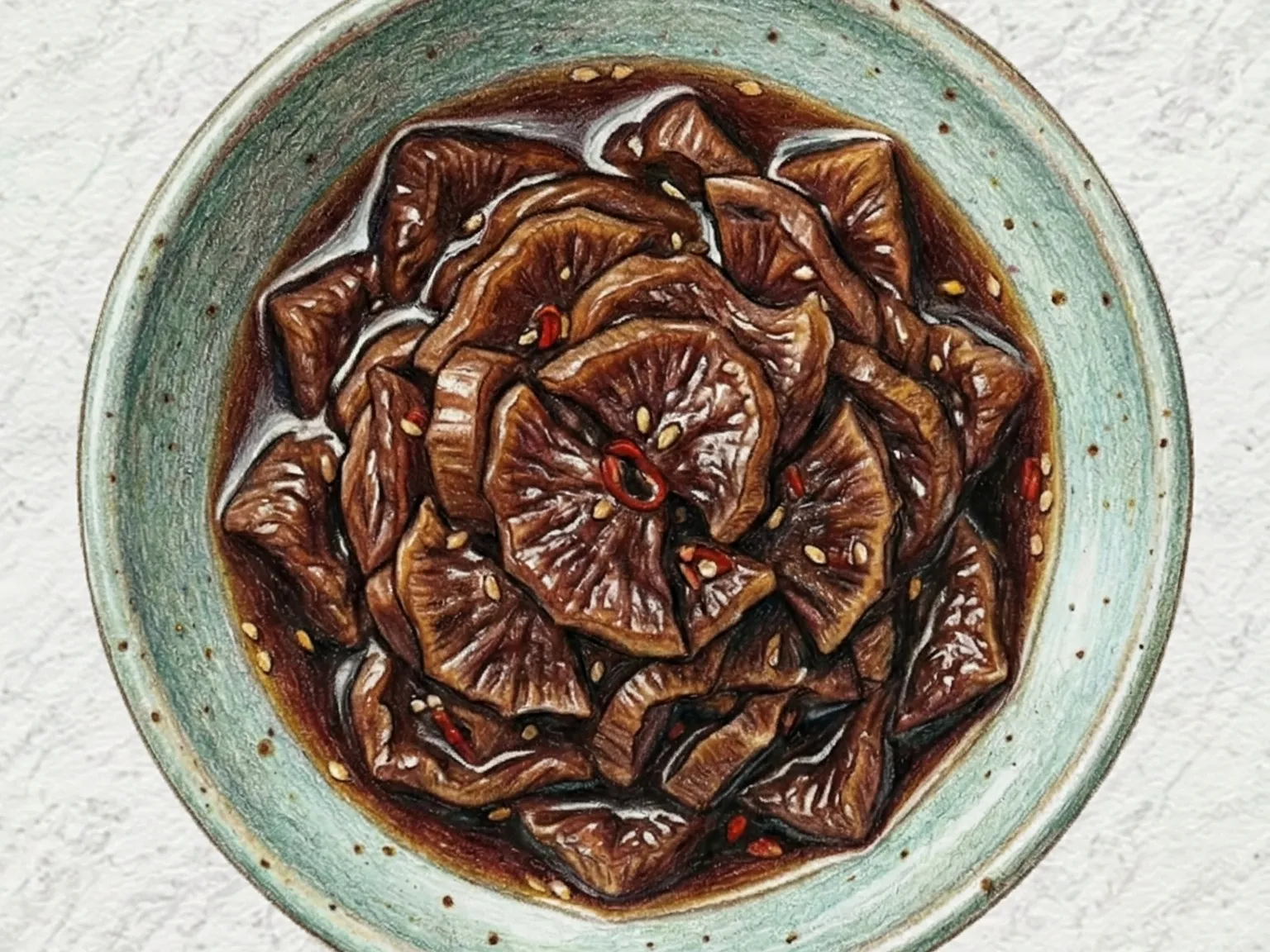 ムマルレンイジャンアチ（切り干し大根の醤油漬け）