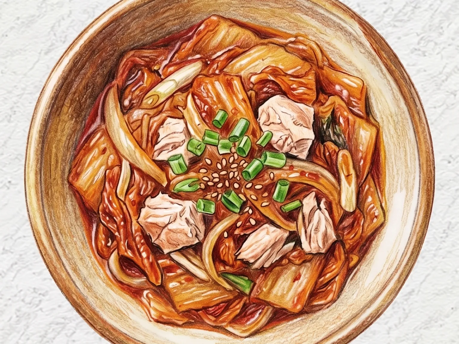 묵은지참치볶음