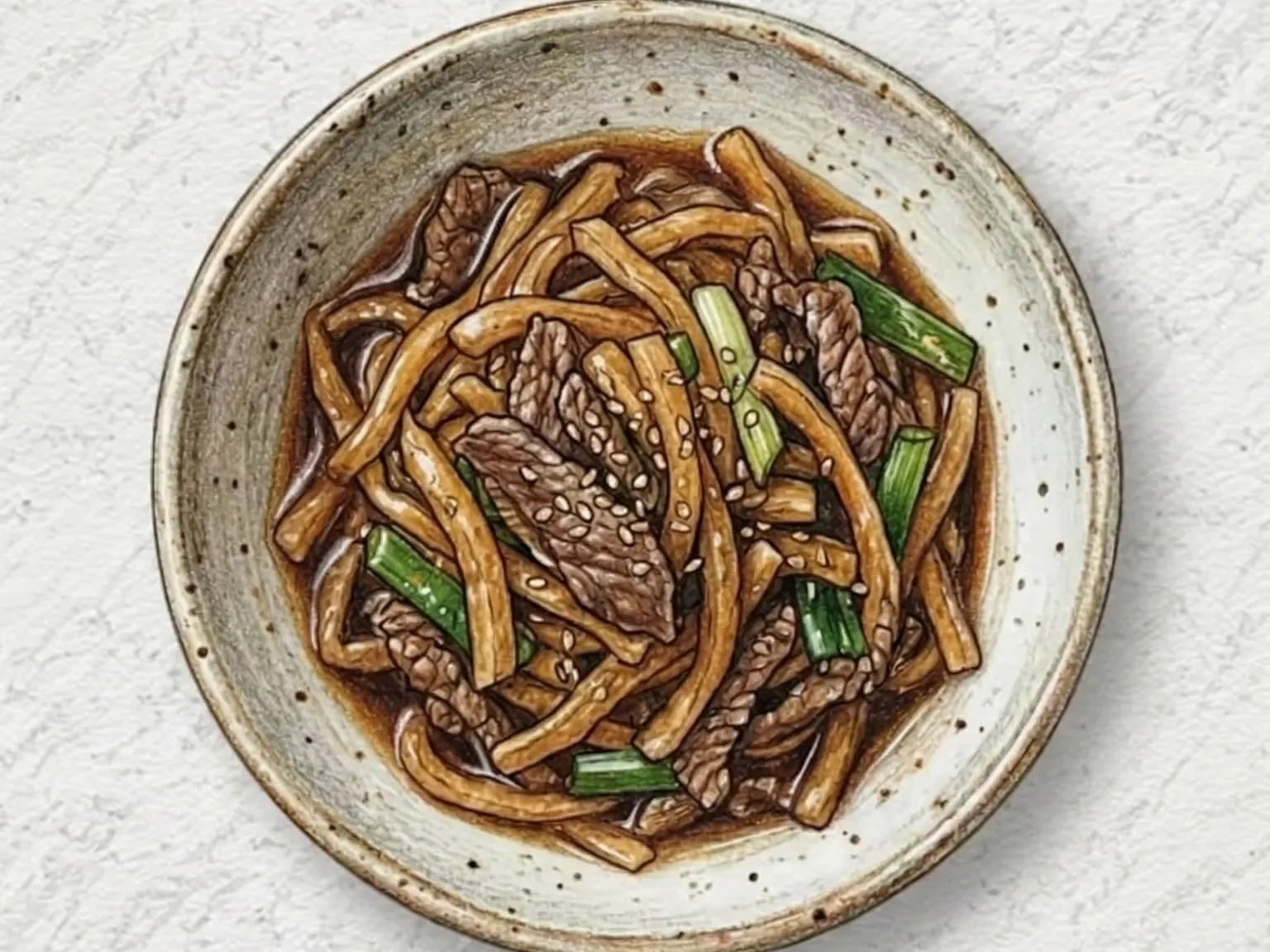 무말랭이 소고기조림