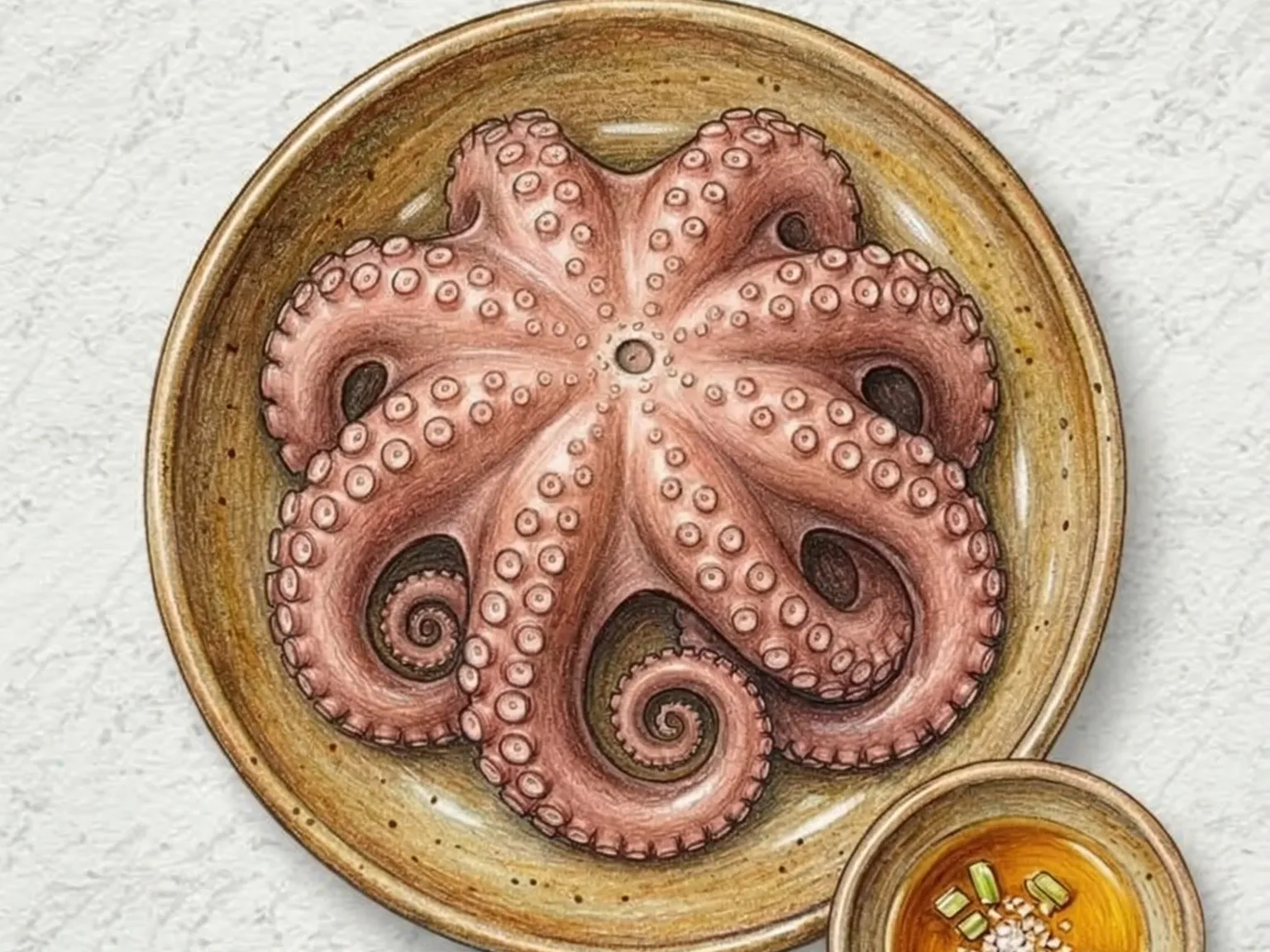 ムノ チム（丸ごとタコの蒸し物 塩だれ仕立て）