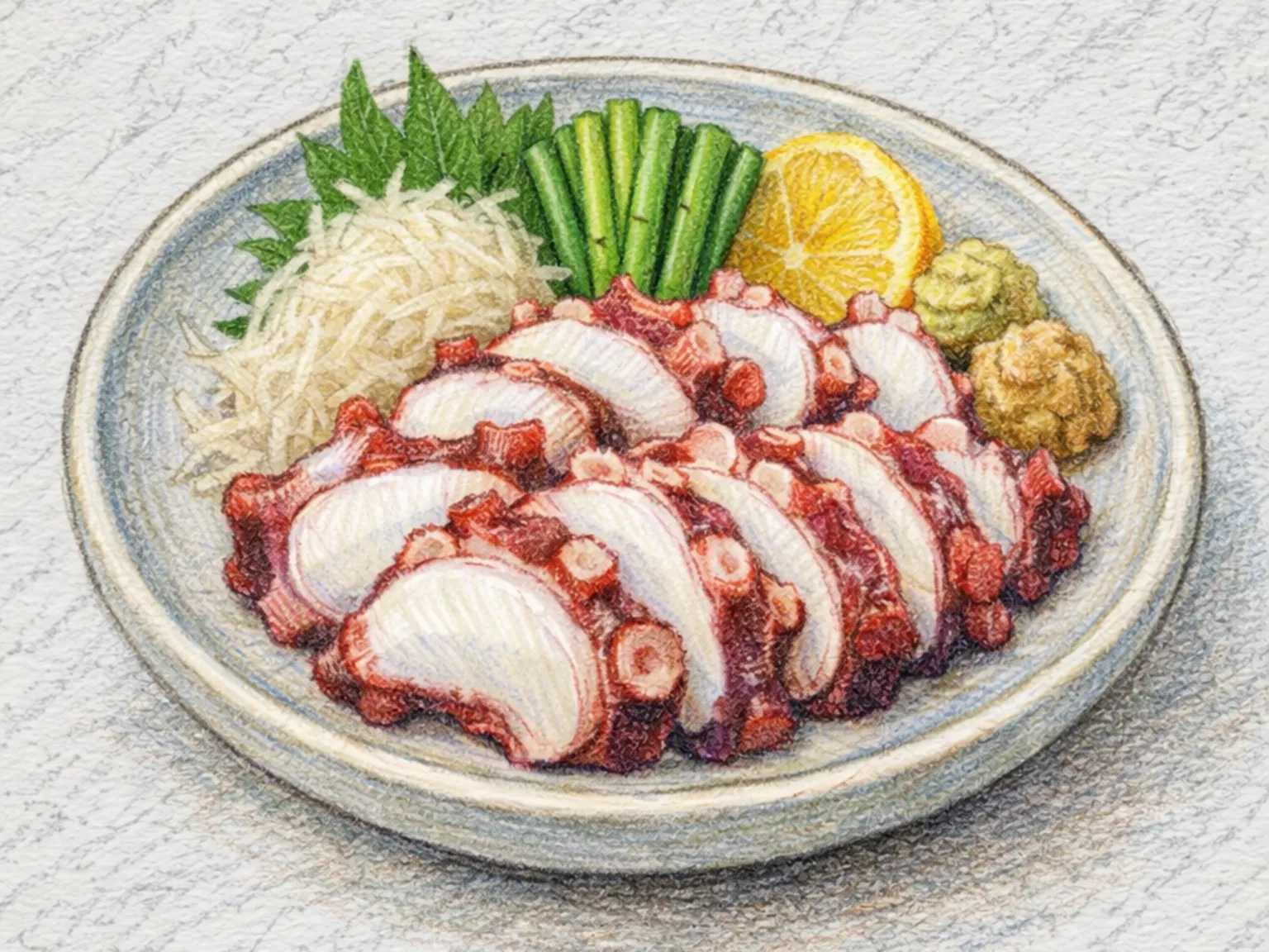 Muneo-sukhoe (Fatias de polvo escalfado coreano)