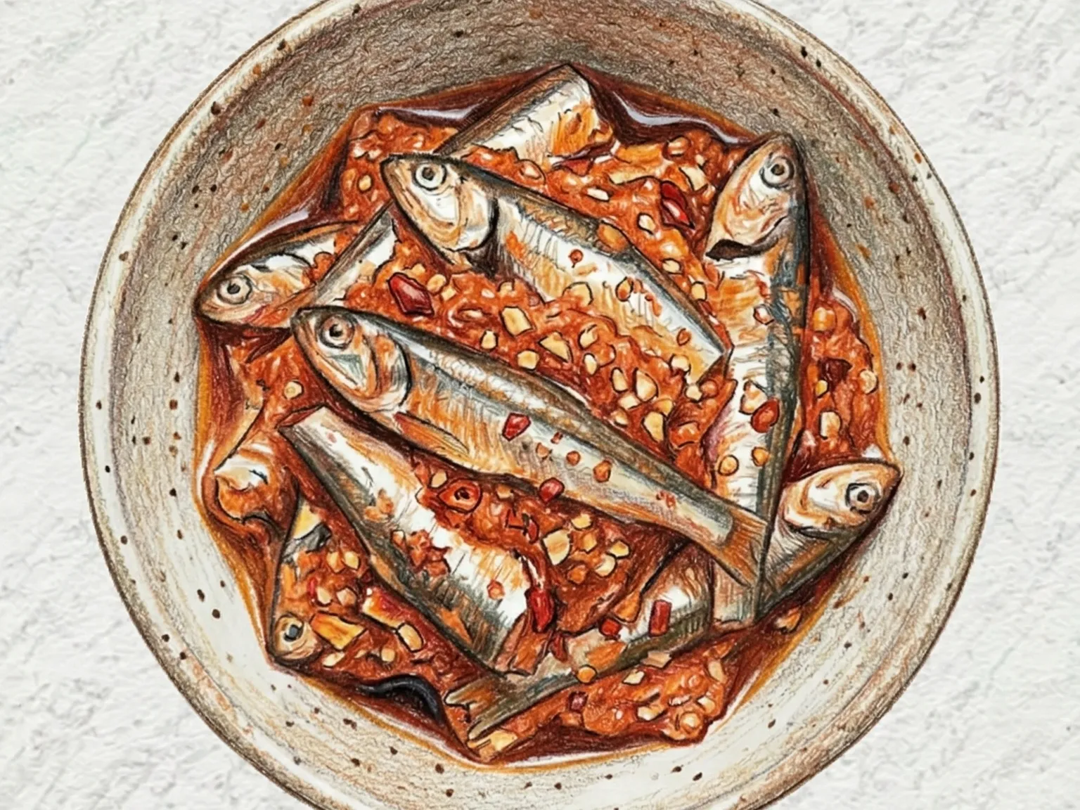 ミョルチチョッカル（カタクチイワシのチョッカル(塩辛)）