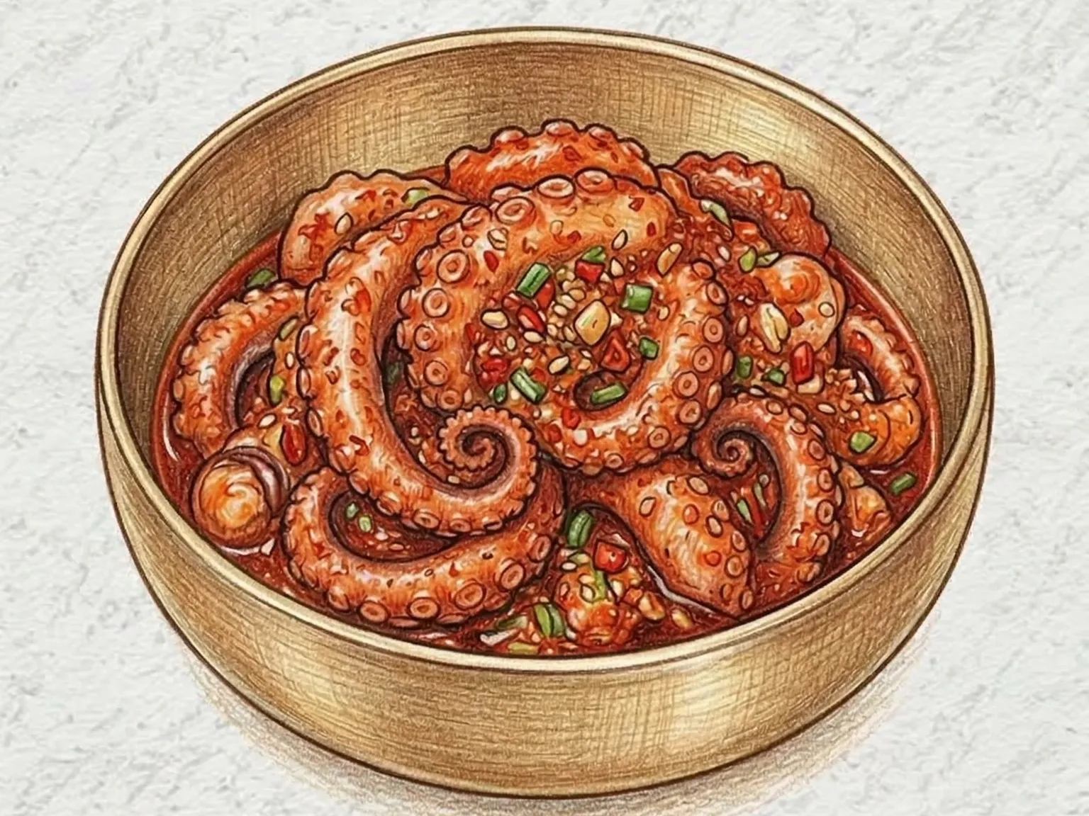 ナクチジョッカル（タコの塩辛）