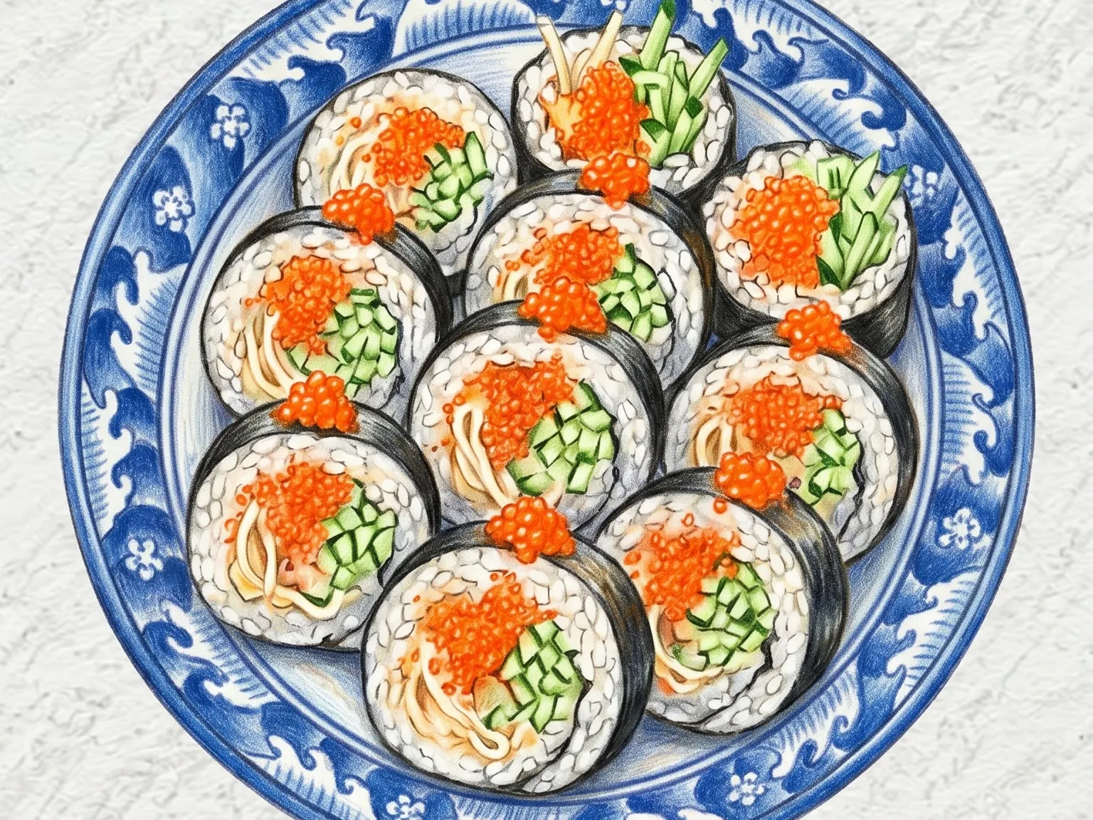 날치알 김밥