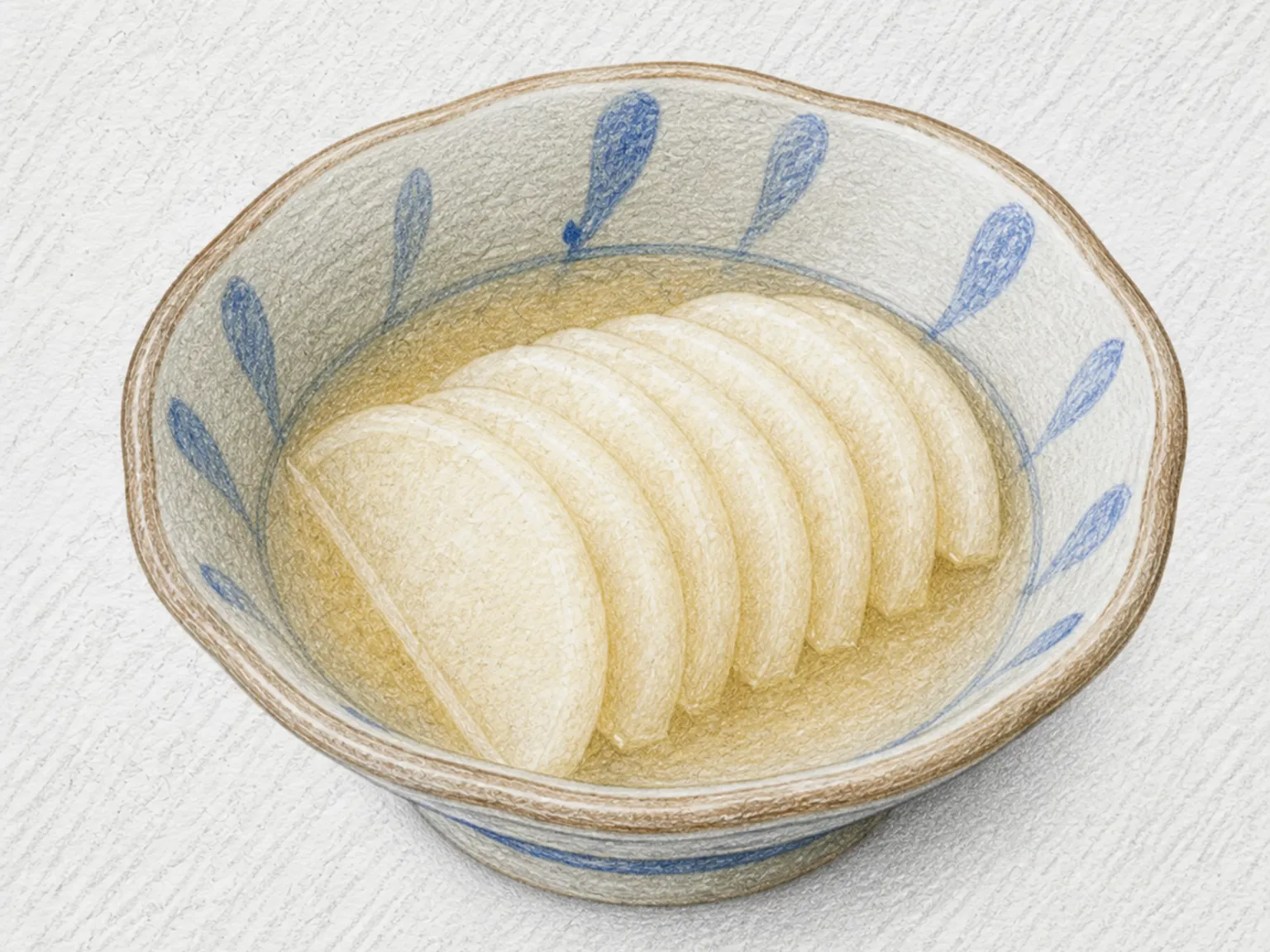 Namagusa-Koko (Daikon Pickled in Salted Sardine Liquid)
