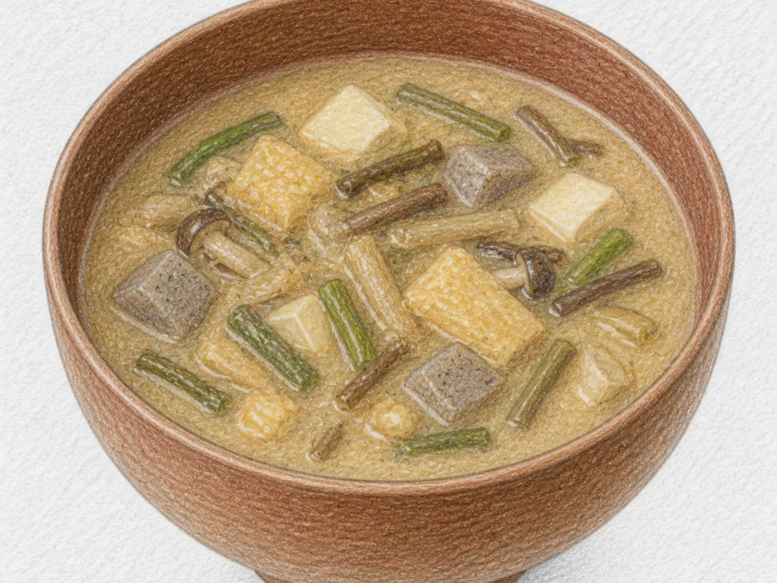 Natto Jiru Ground Natto Miso Soup