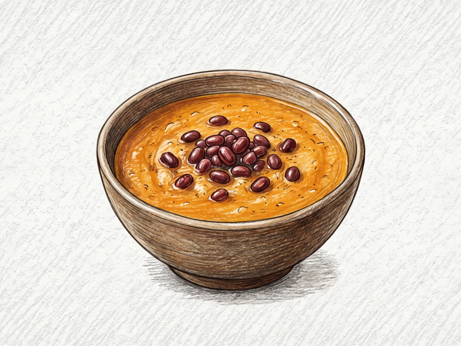 Mature Pumpkin Porridge with Red Beans (Neulgeun Hobakjuk)