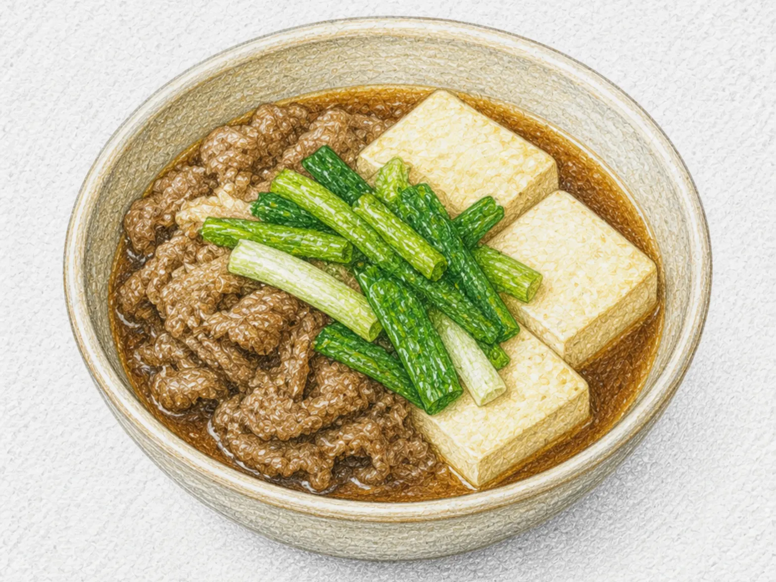 Niku Dofu Beef and Tofu Simmer