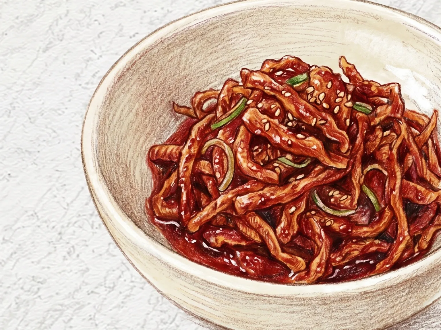 Ogeurakji (tiras de rabanete seco temperadas)