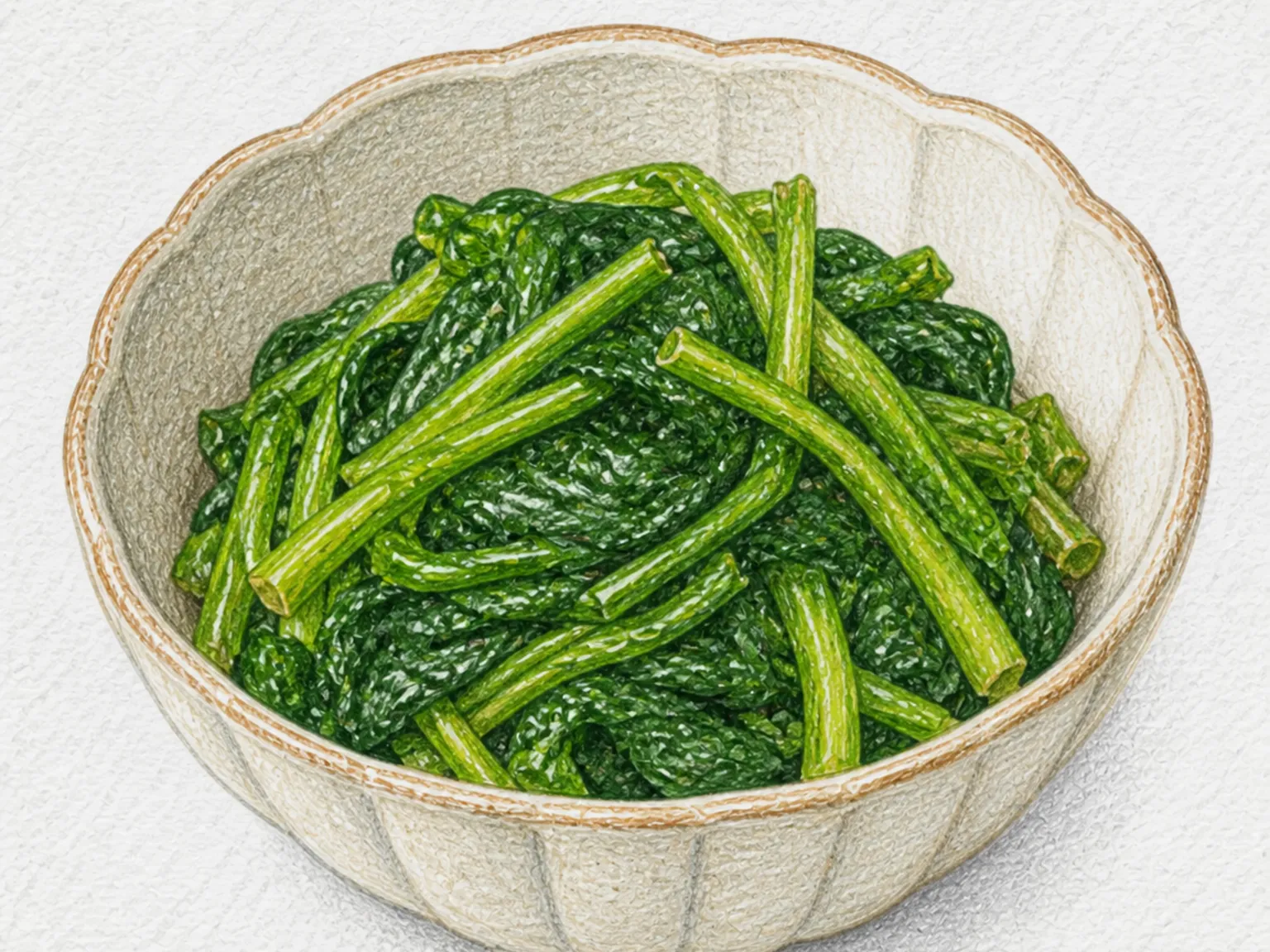 오히타시 (세리 시금치 다시무침)