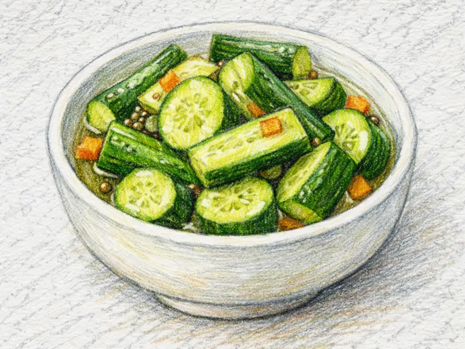 オイピクルス（きゅうりの酢漬け）