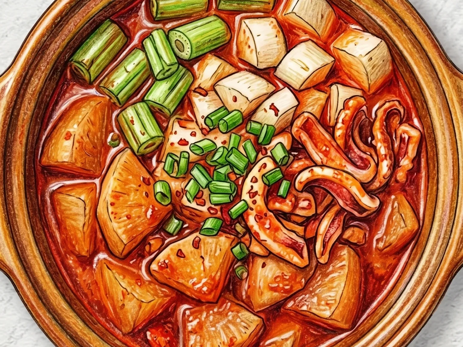 오징어무조림
