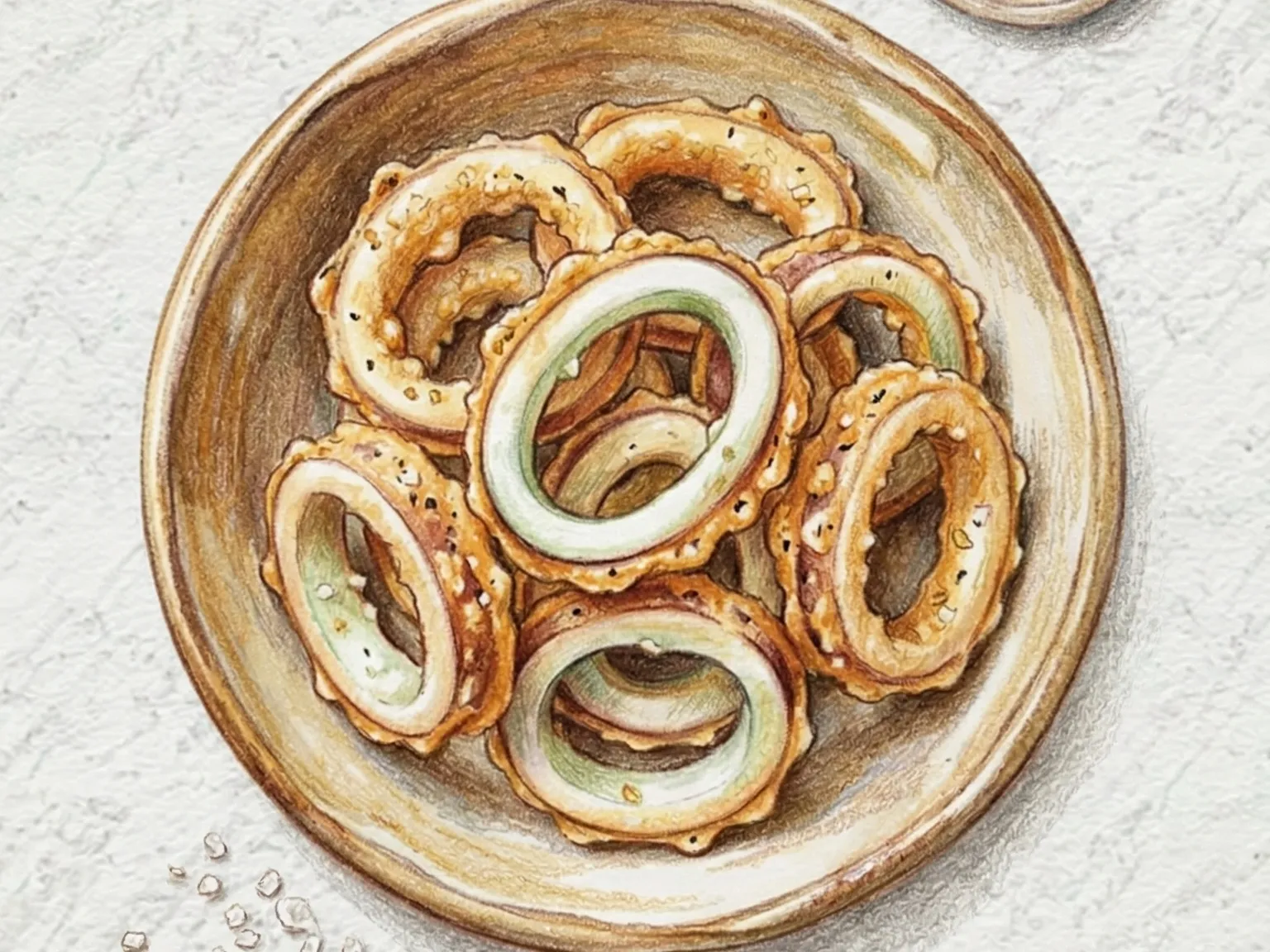 イカの天ぷら(サクサク衣のリング揚げ)