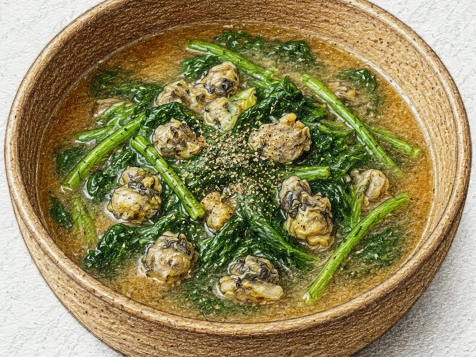 올갱이국