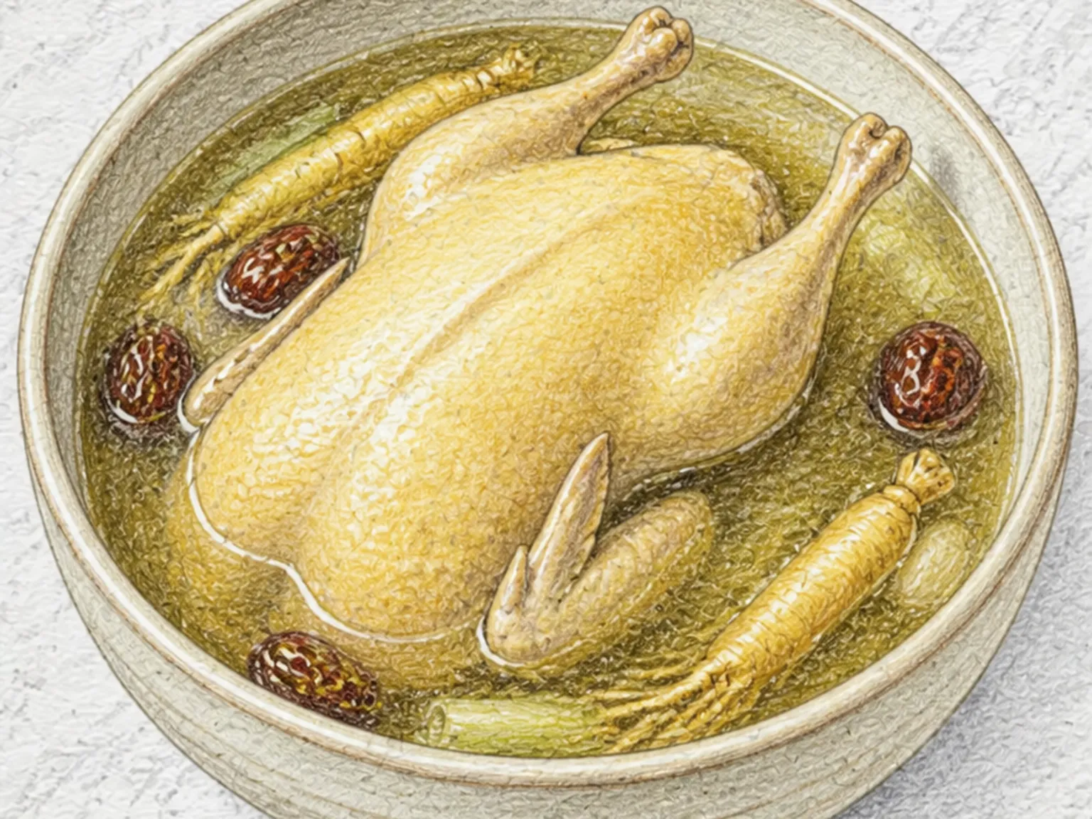 Korean Whole Duck Baeksuk
