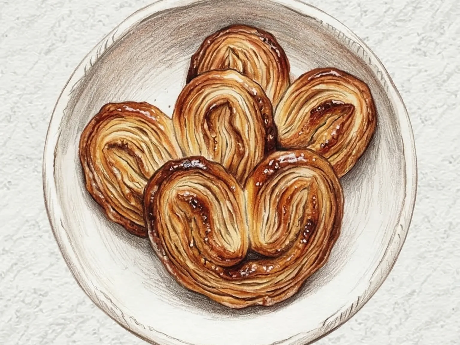 Palmier (Biscoito de Massa Folhada Caramelizada)