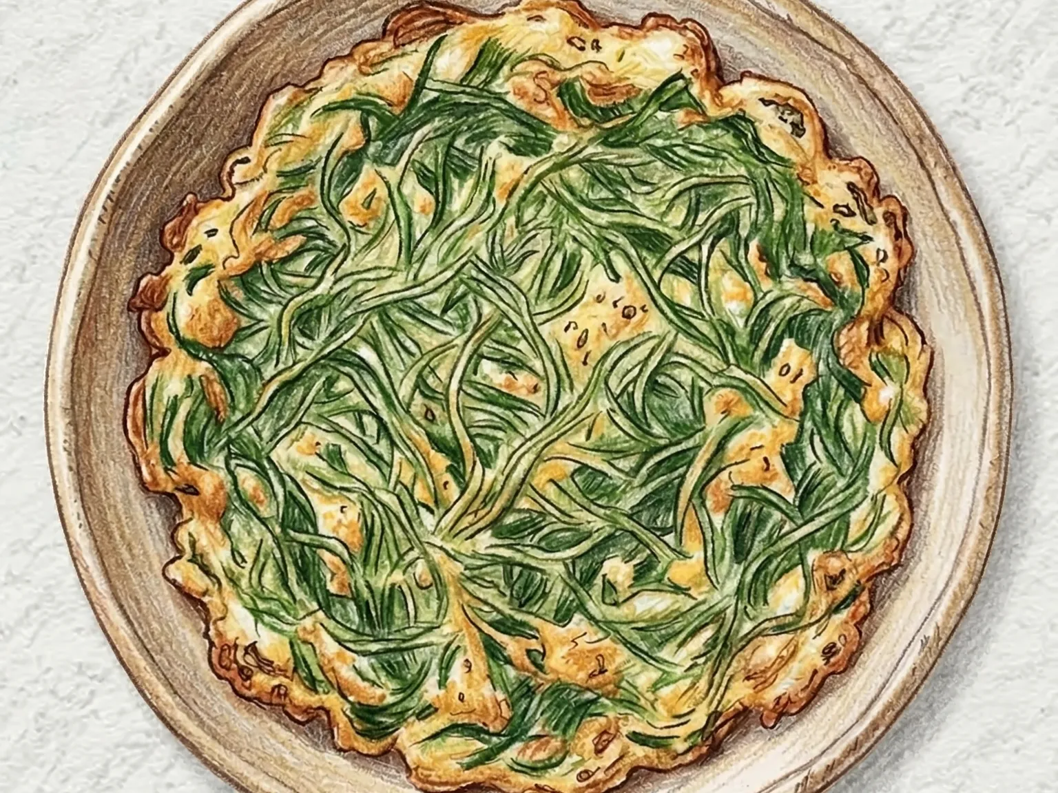 あおさチヂミ(生あおさ入り磯香り韓国パンケーキ)