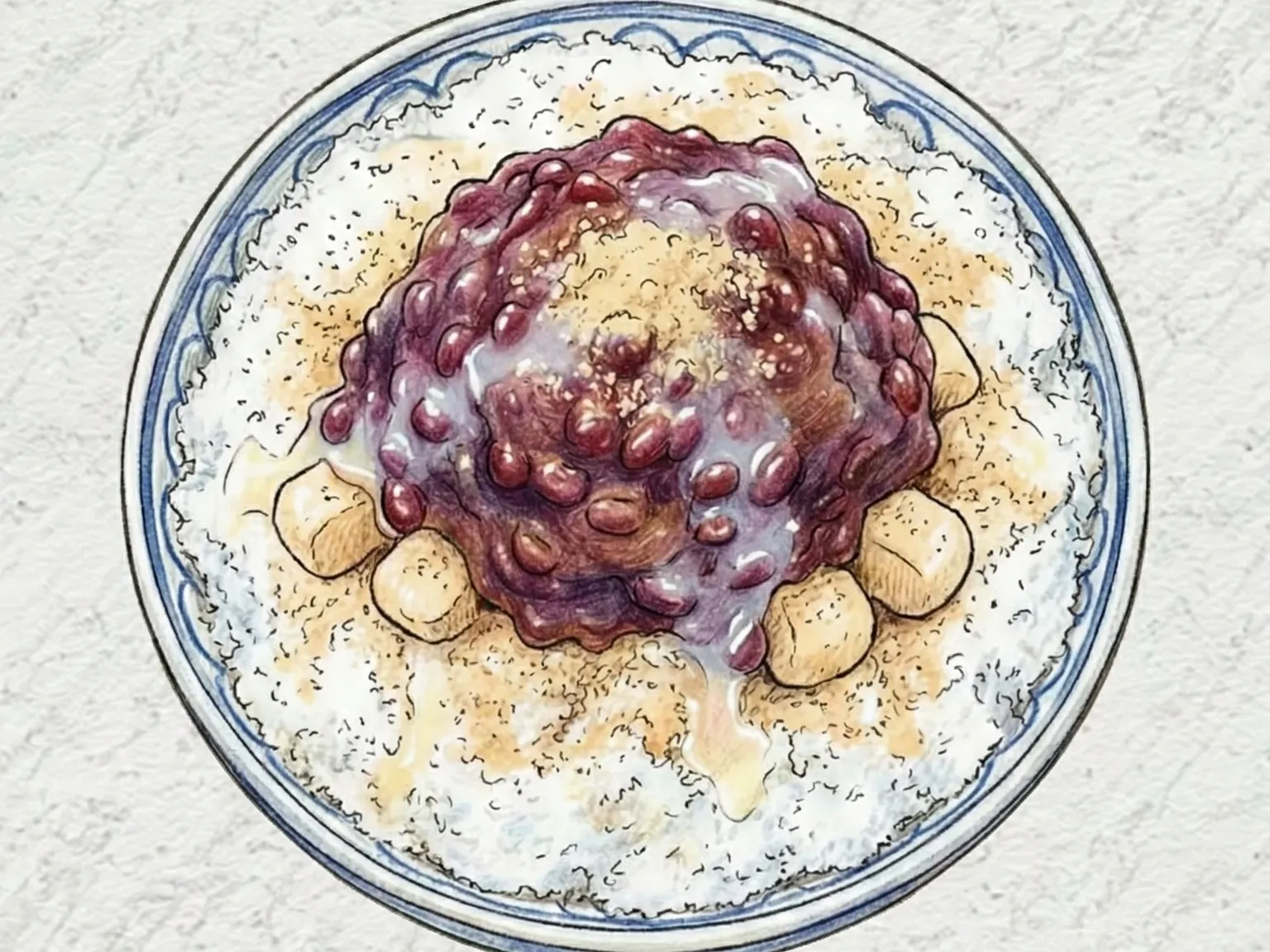 ミルクパッピンス（牛乳かき氷）