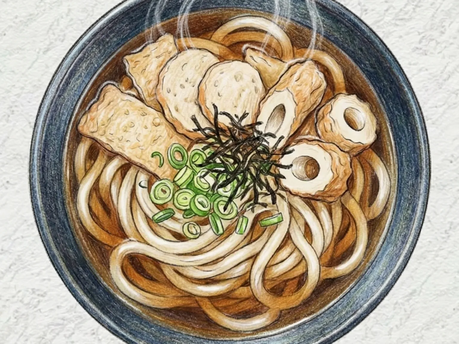 Korean Street Stall Udon (Dashi Broth Fish Cake Noodle Soup)