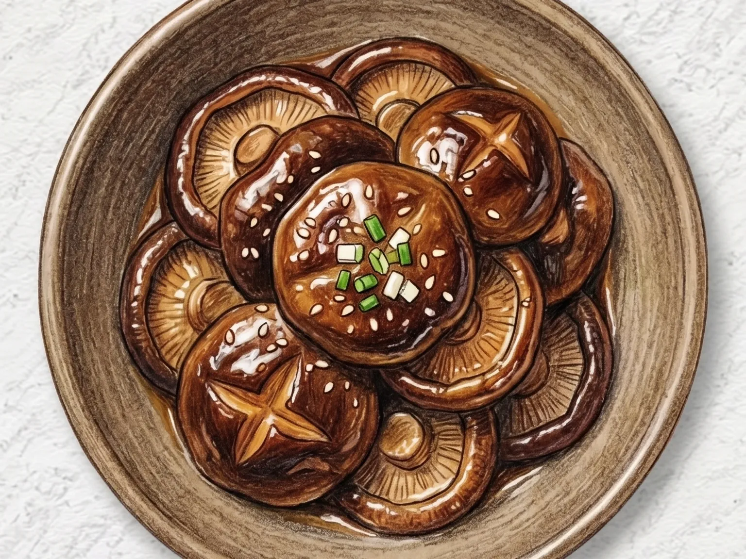 표고버섯조림