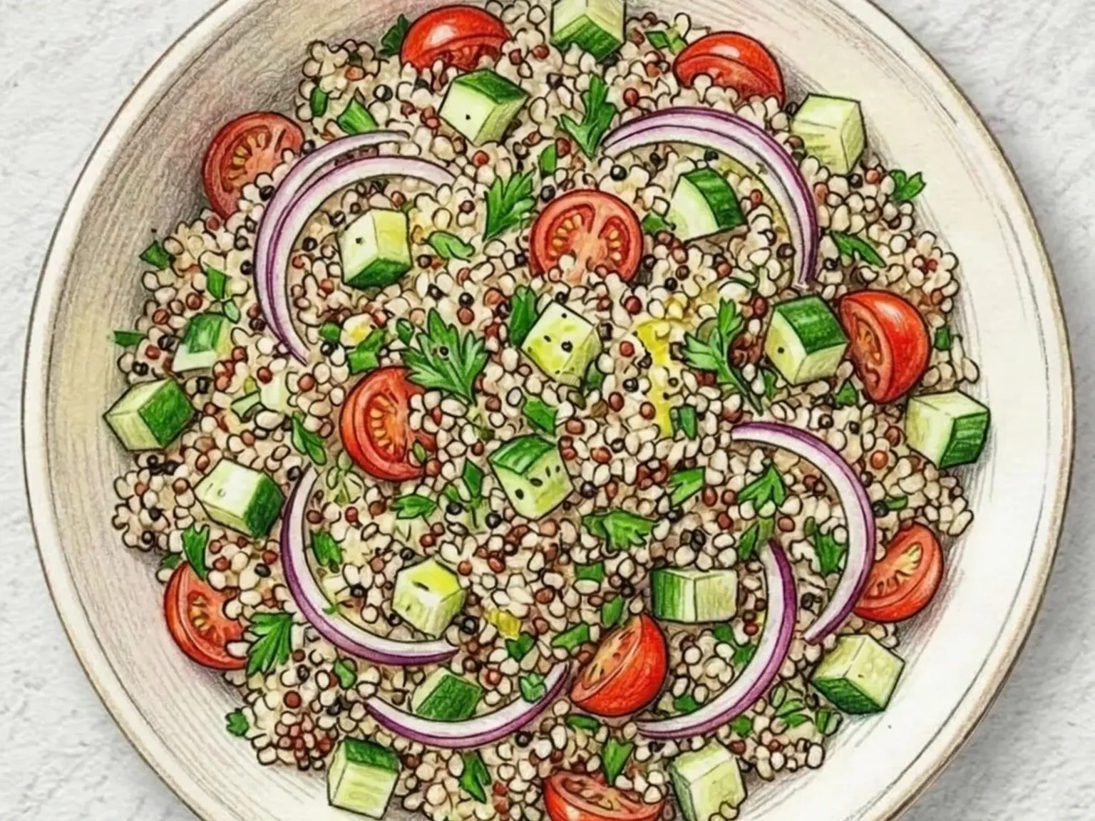 Salada de Quinoa