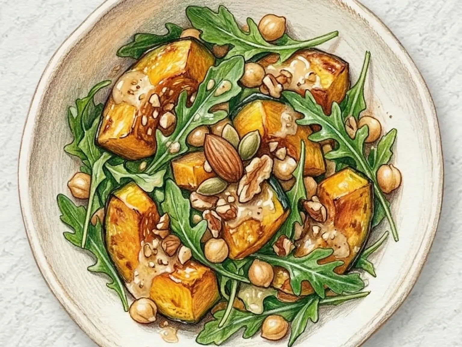 단호박 미소너트샐러드