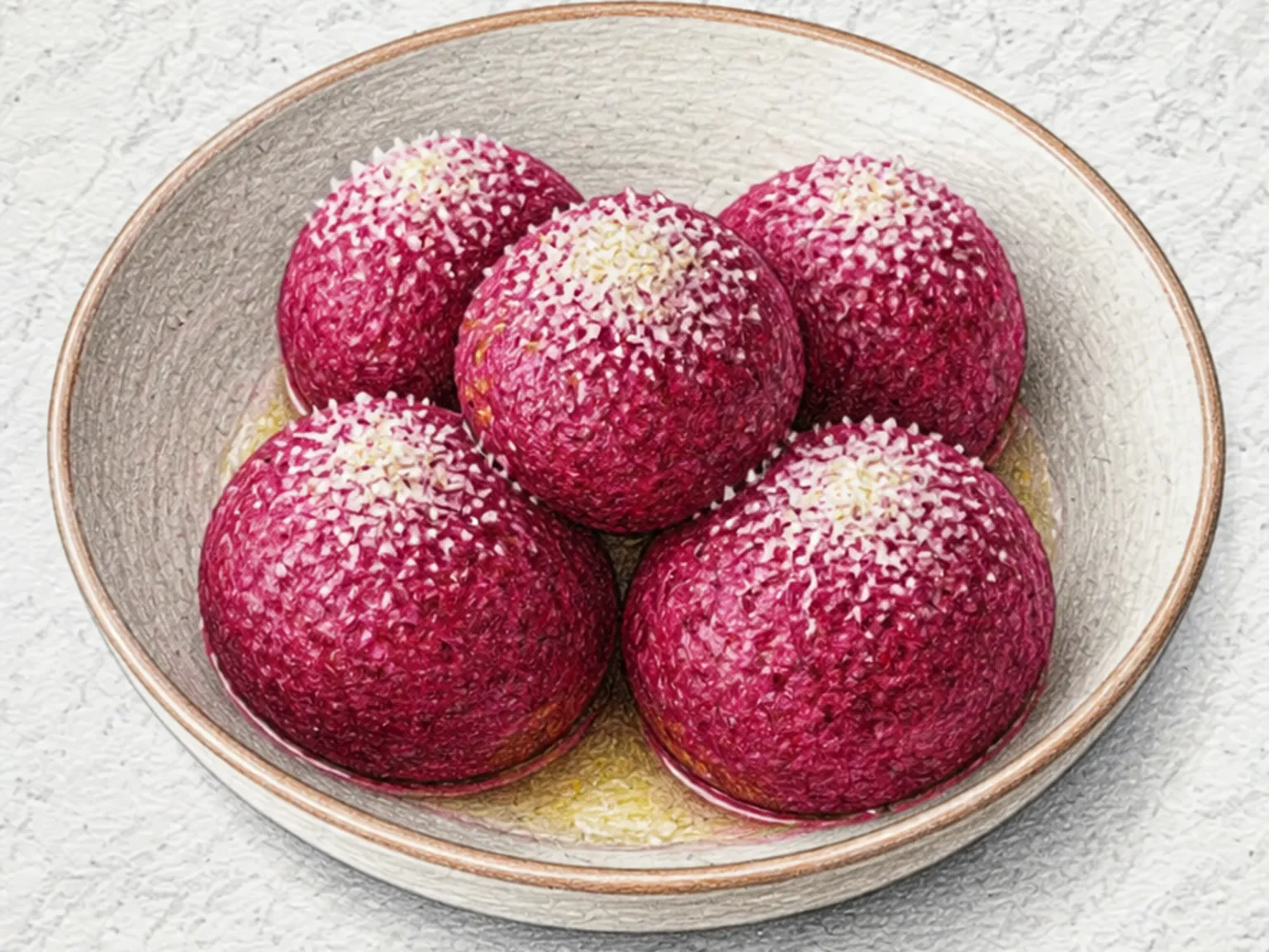 로테 베테 크뇌델 (오스트리아식 비트 빵경단)