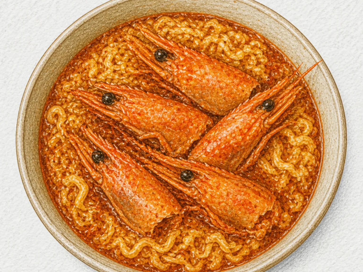 새우머리 라면