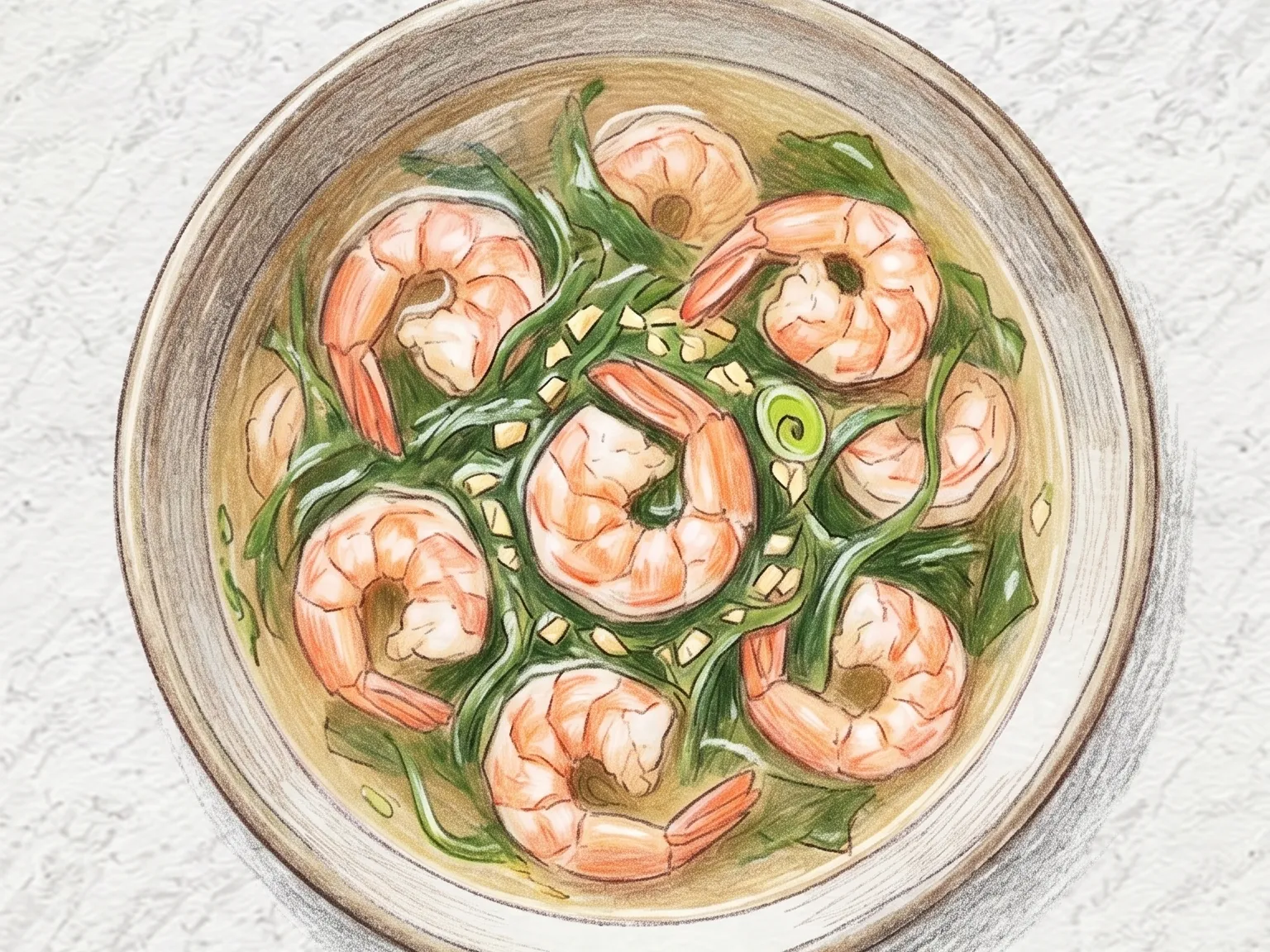 새우미역국