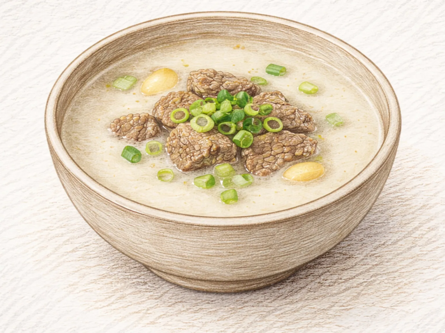 Sagol-guk (caldo de huesos de buey coreano)