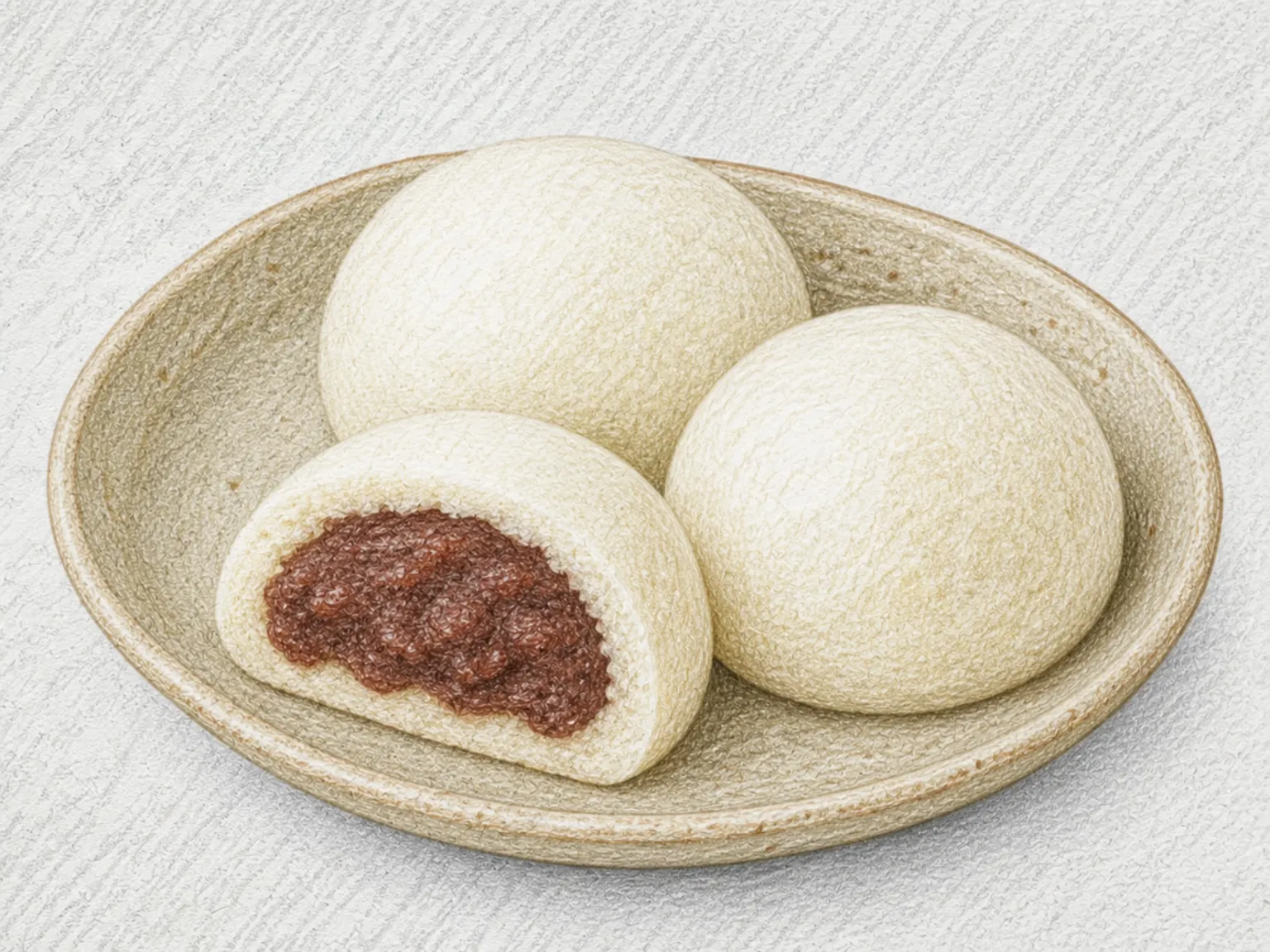 사카만주 (술종 발효만주)