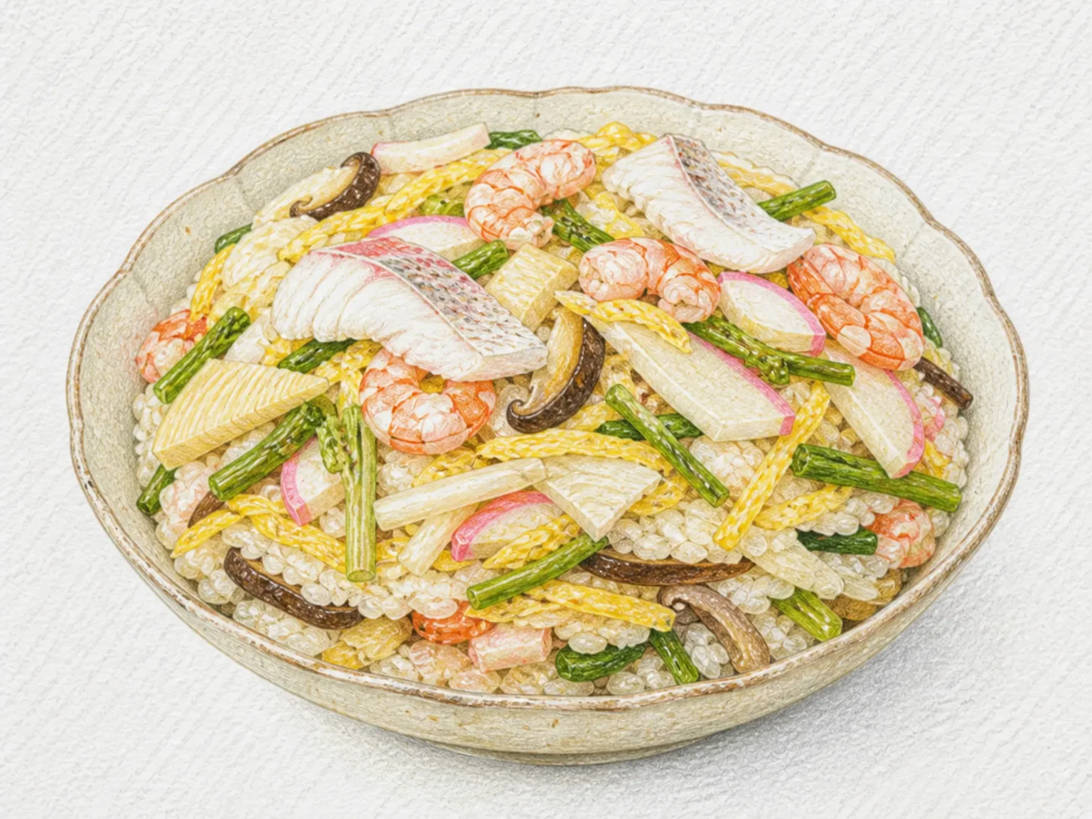 Sake-zushi (Layered Sushi Rested with Local Sake)