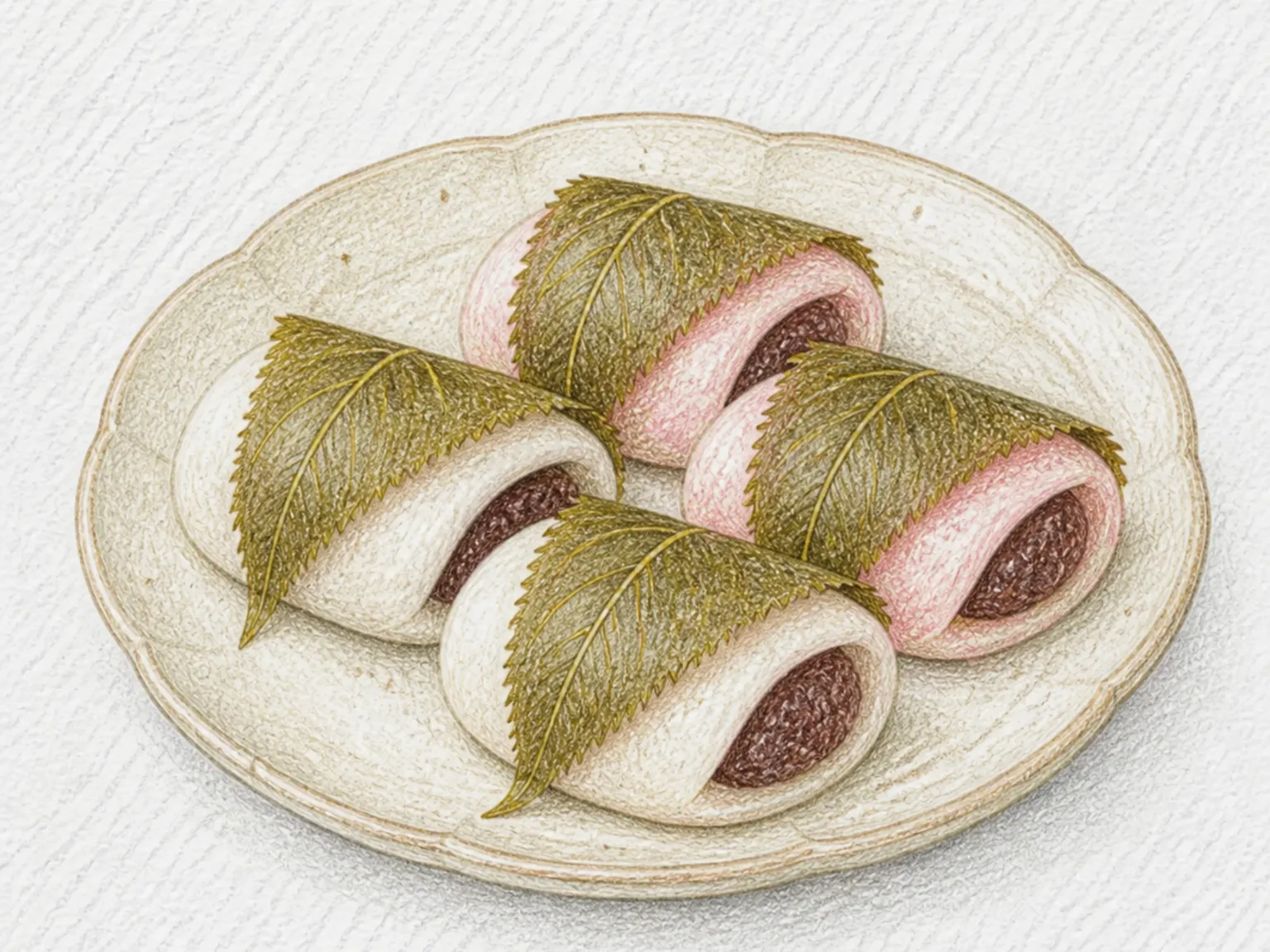 사쿠라모치 (벚잎 팥떡)