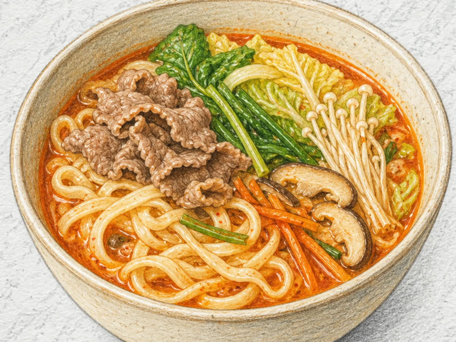 샤브칼국수