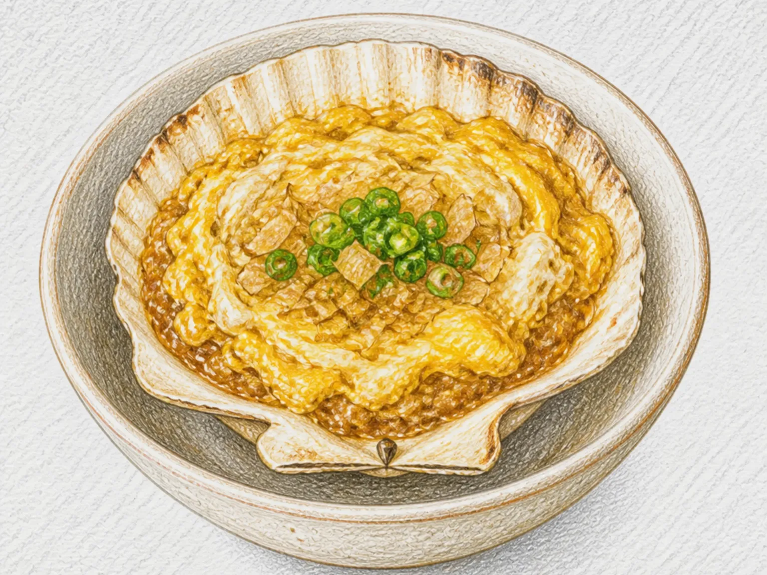 Kaiyaki Miso (Scallop-Shell Miso Egg)
