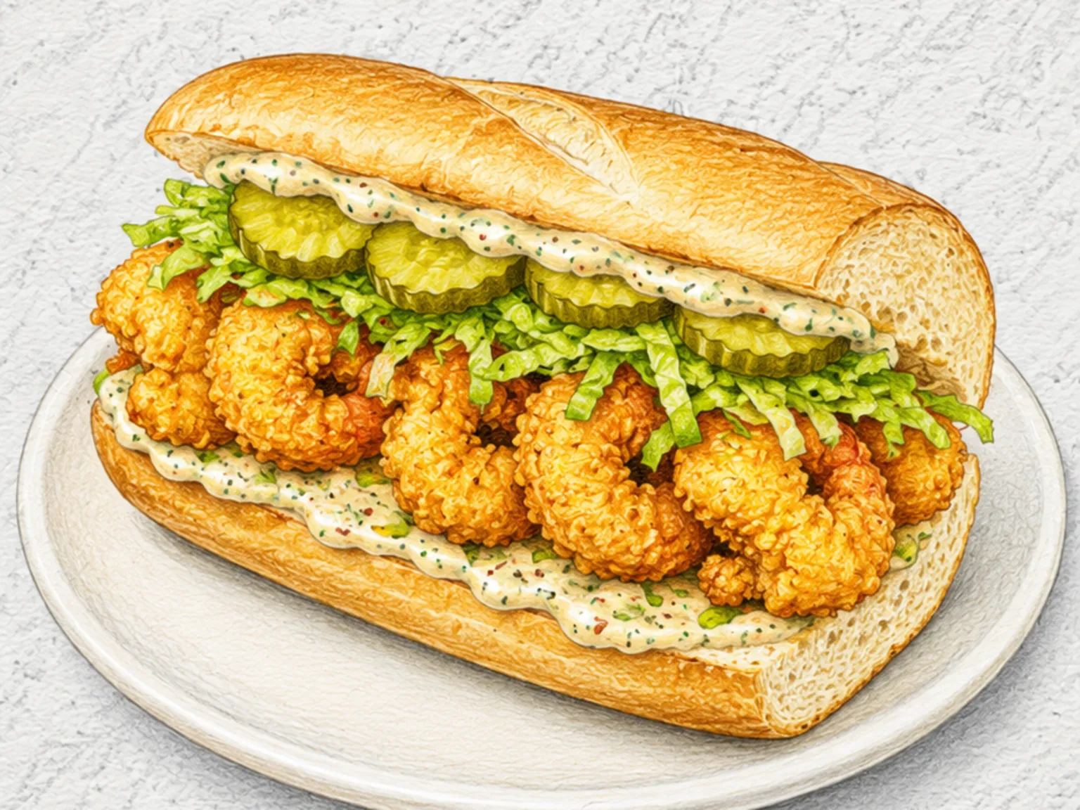 Shrimp Po' Boy