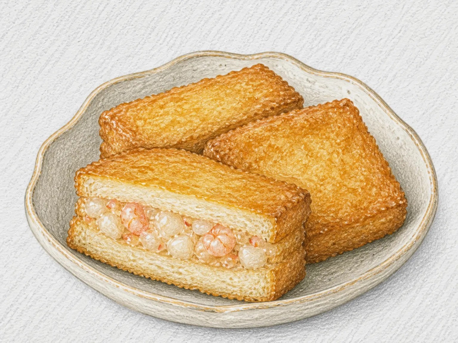 Hatoshi (Nagasaki Shrimp Toast)