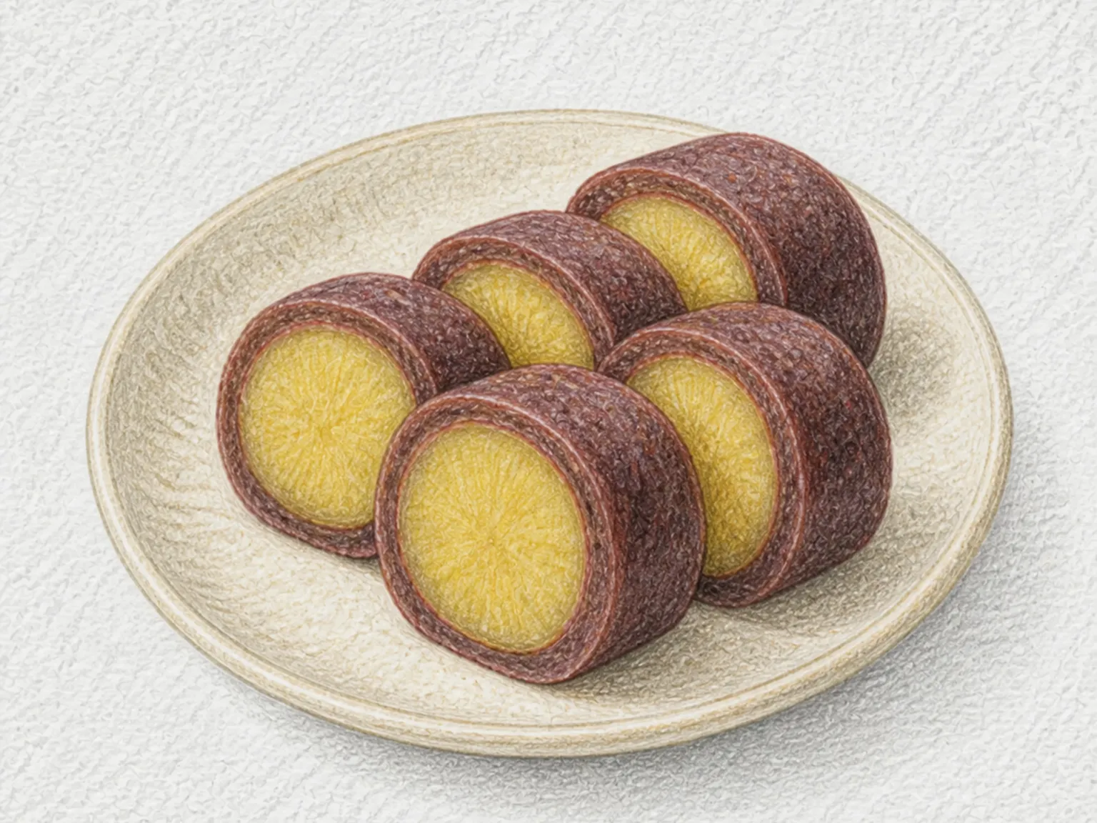 Shusse Imo Sweet Potato Wrapped in Red Bean Paste
