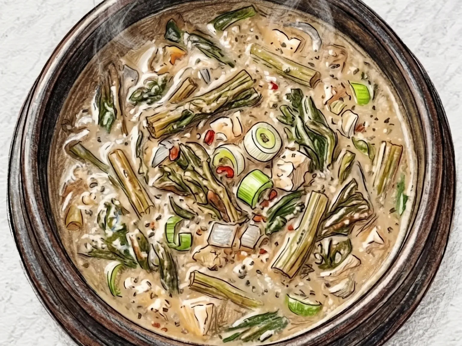 시래기들깨찌개