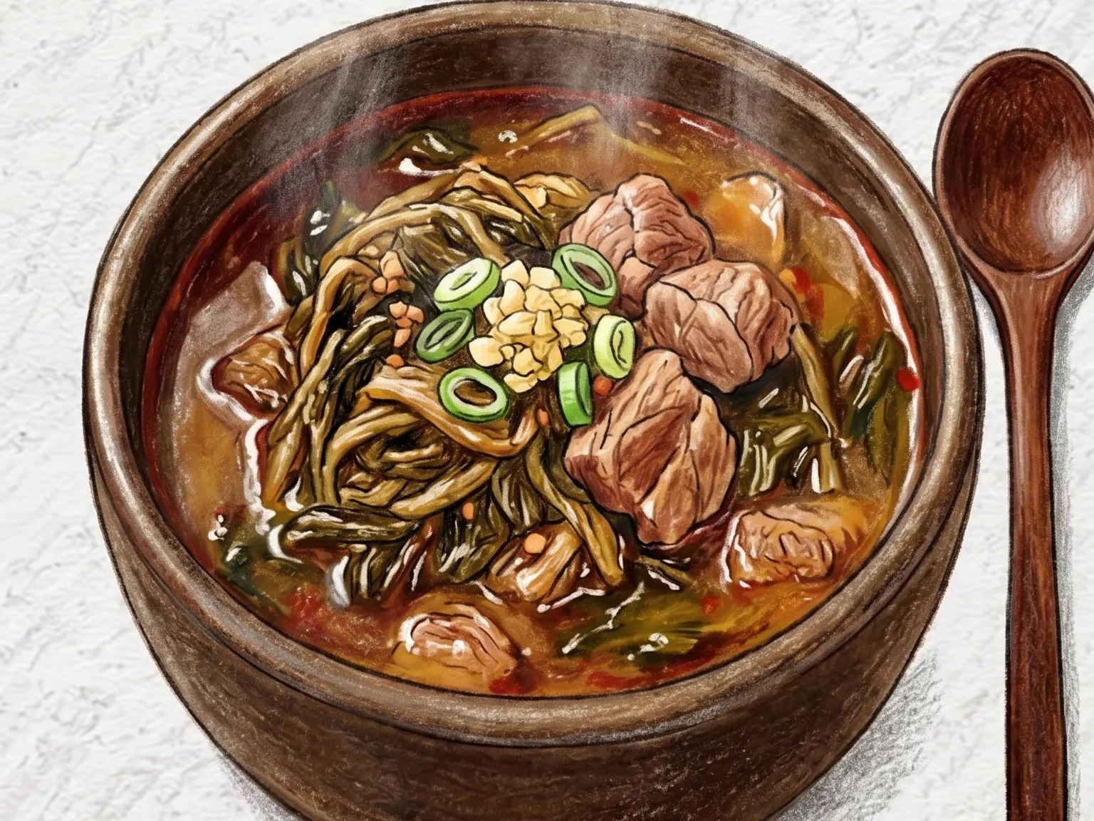 시래기돼지고기국