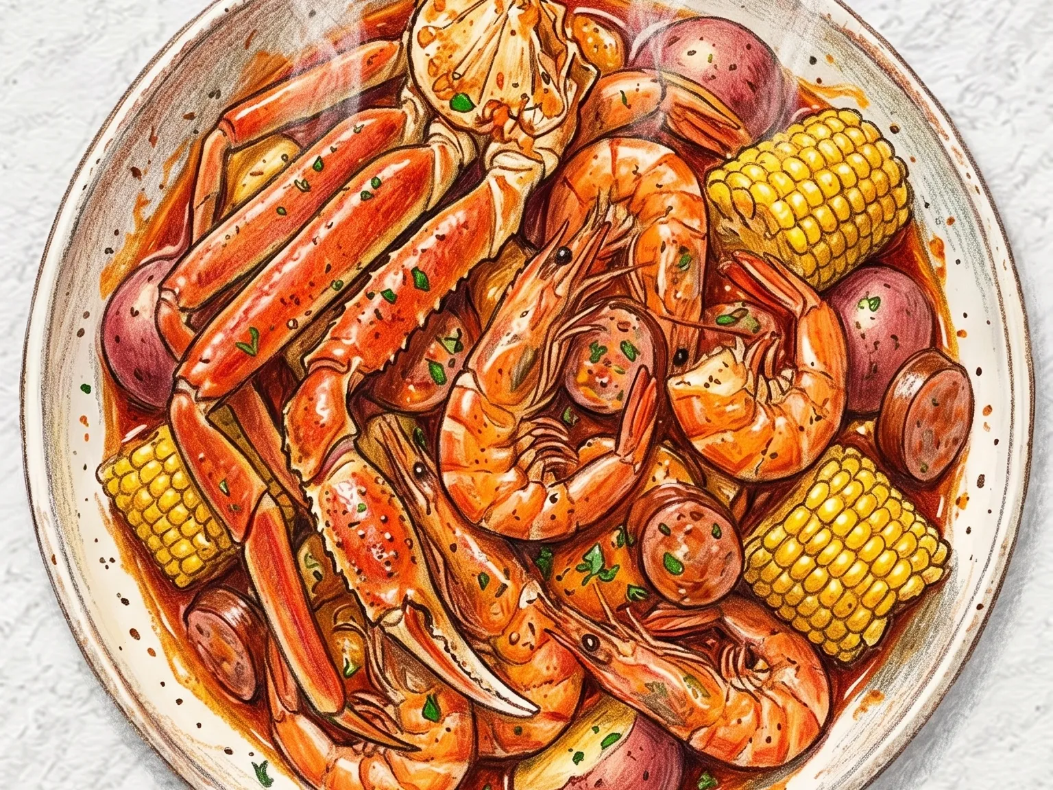 보일링 씨푸드 (미국식 해물찜)