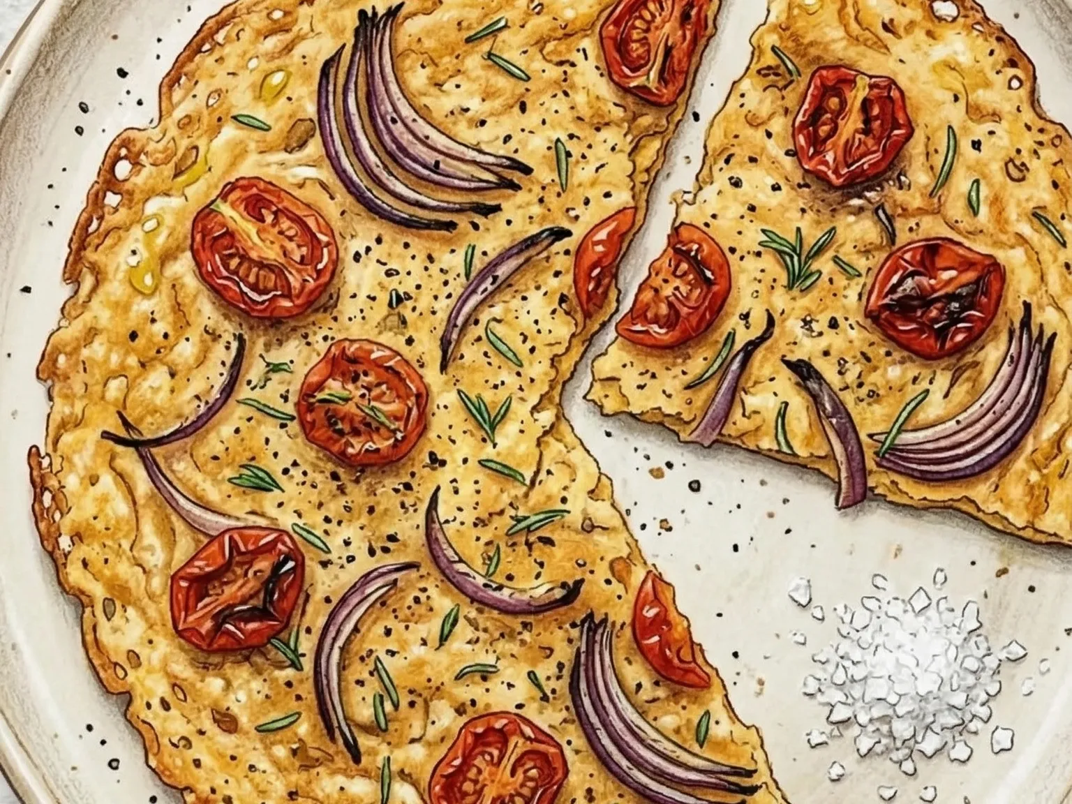 ソッカ・ニソワーズ（ニース風ひよこ豆のガレット）