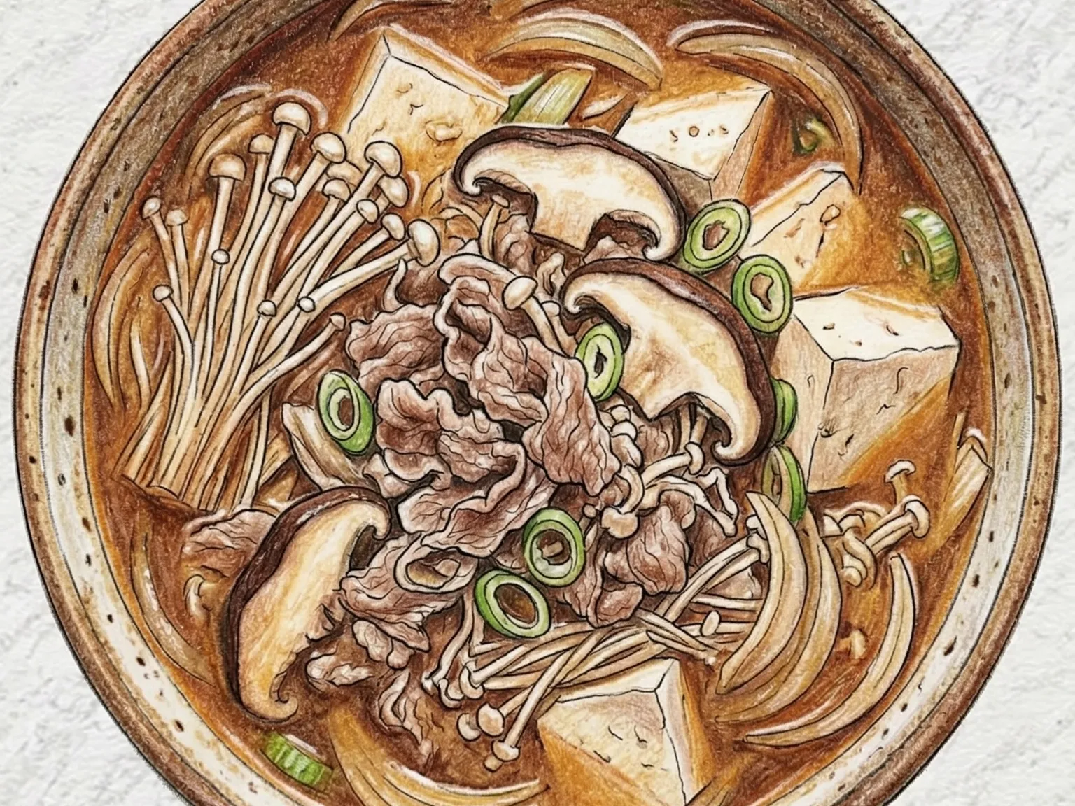 소고기버섯찌개