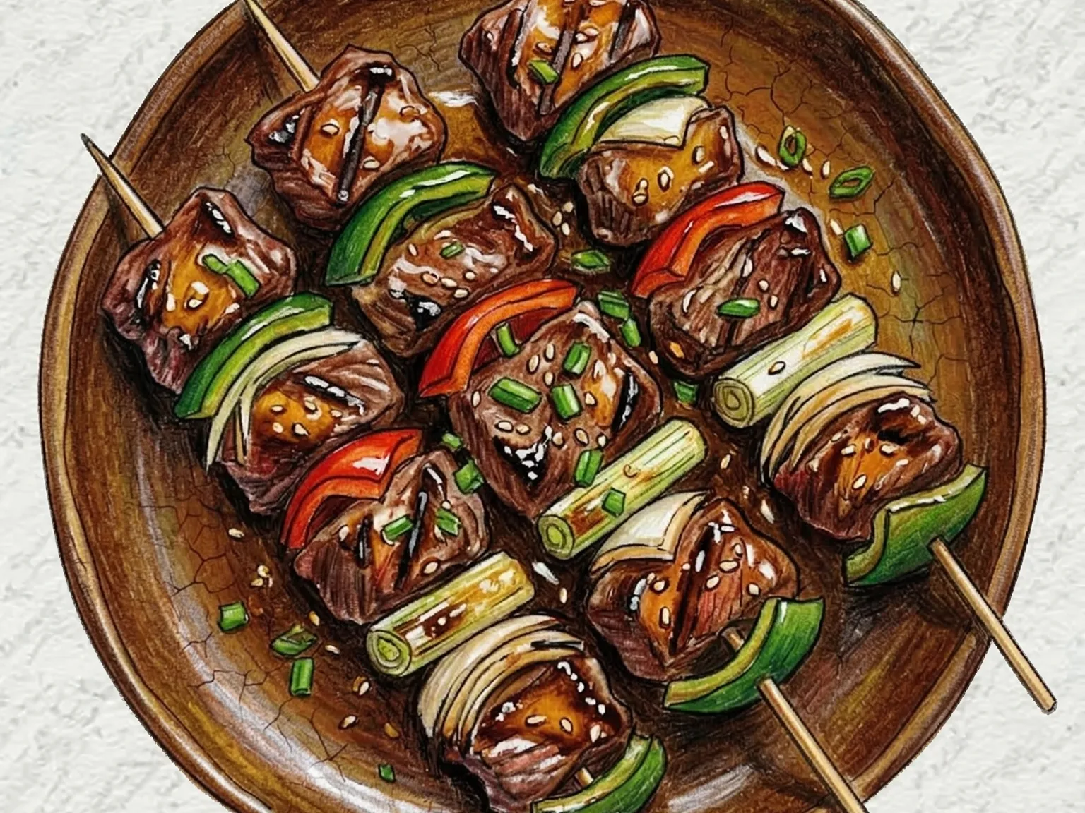 ソゴギッコチグイ（牛肉串焼き）