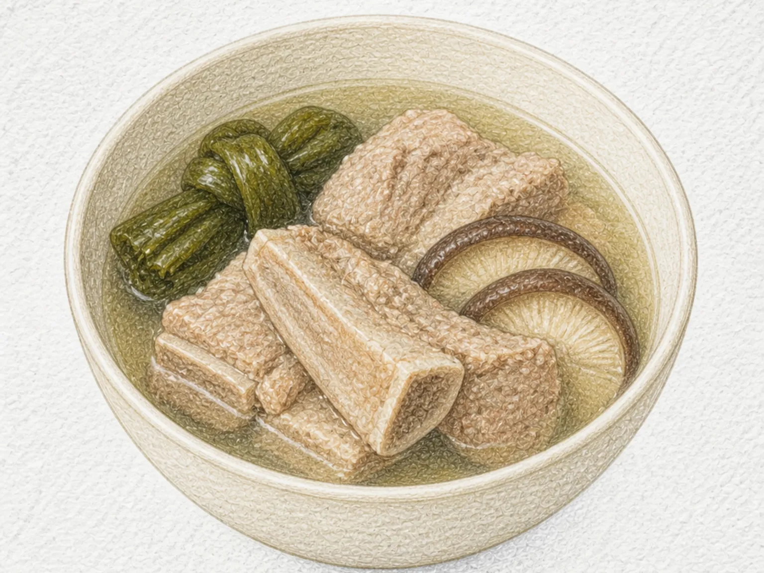 Soki-jiru (Okinawan Clear Pork Rib Soup)