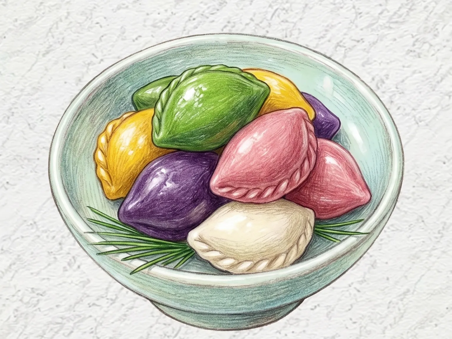 오색 송편
