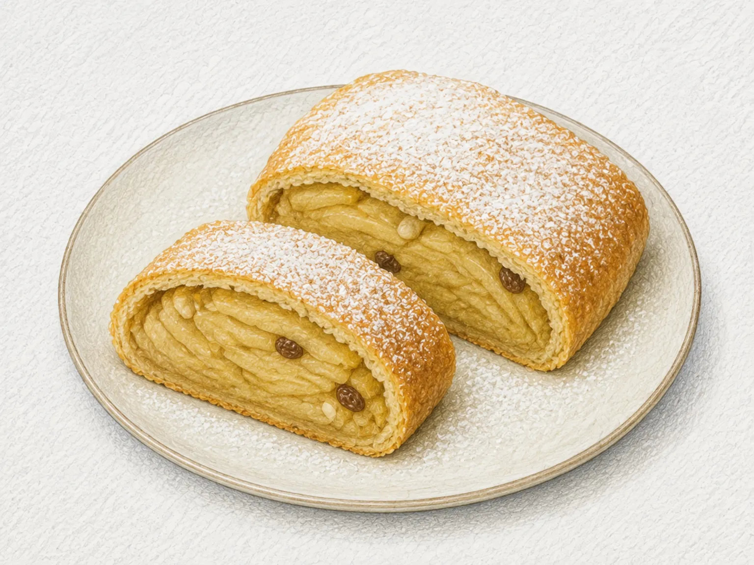 南チロルのアップルシュトゥルーデル（ショートクラスト）