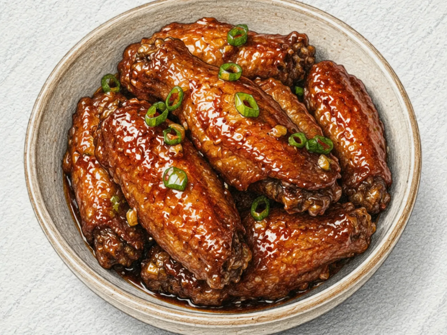 간장 닭날개찜