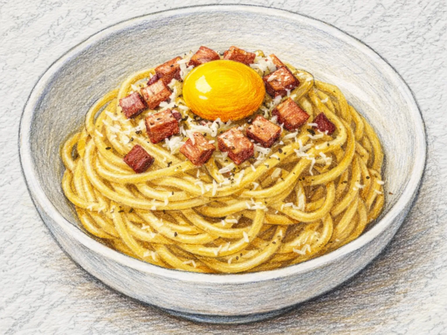 Espaguetis a la Carbonara